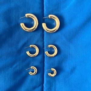 Urban Outfitters gold hoops